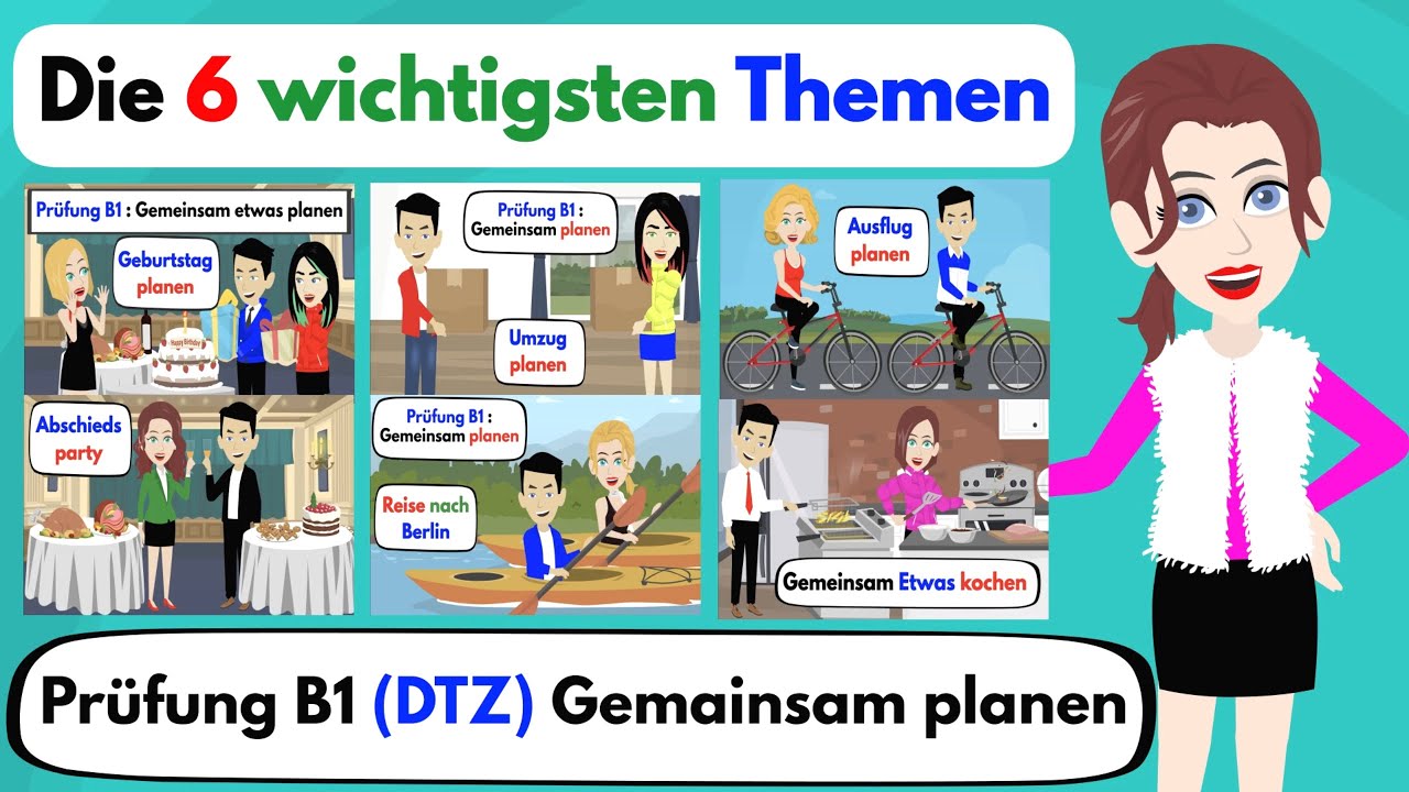 G.a.s.t. Dtz Prüfung B1 Pdf G.A.S.T Prüfung B1 | Die 6 wichtigsten Themen Gemeinsam etwas planen