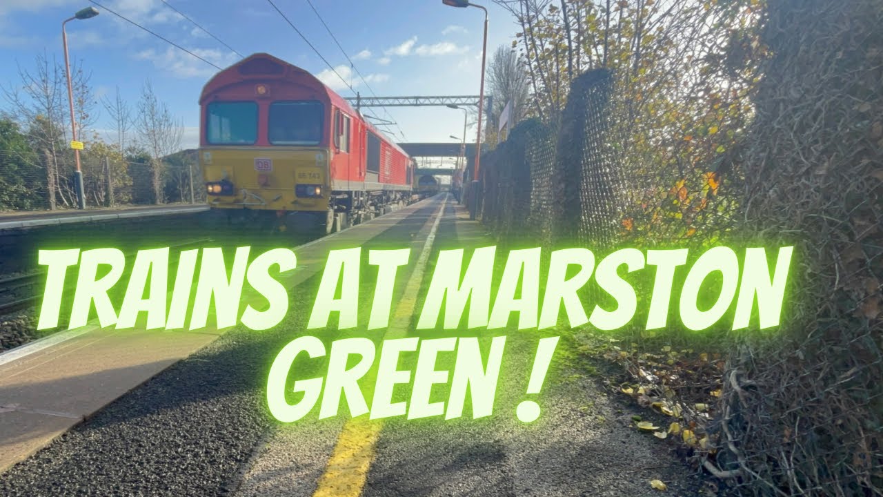 Marston Green Railway Station (MGN) (20/11/22) ft WCML diverts