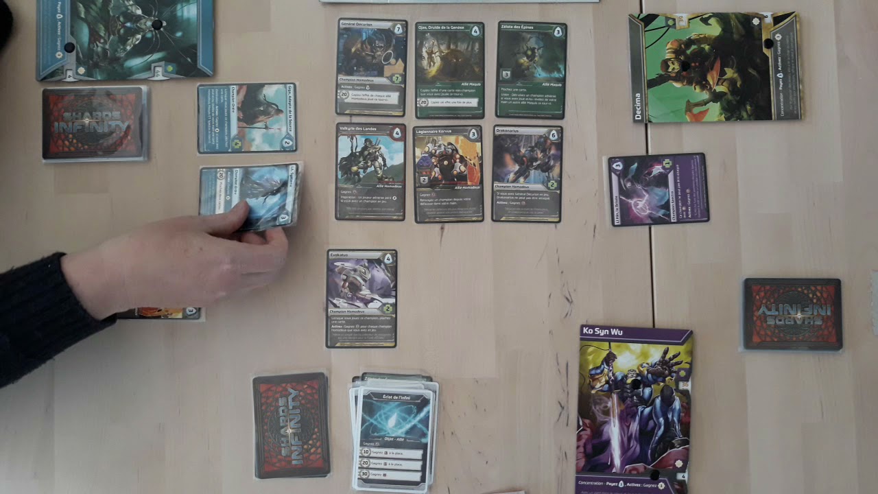 Partie famille Shards of infinity à 3 ep01