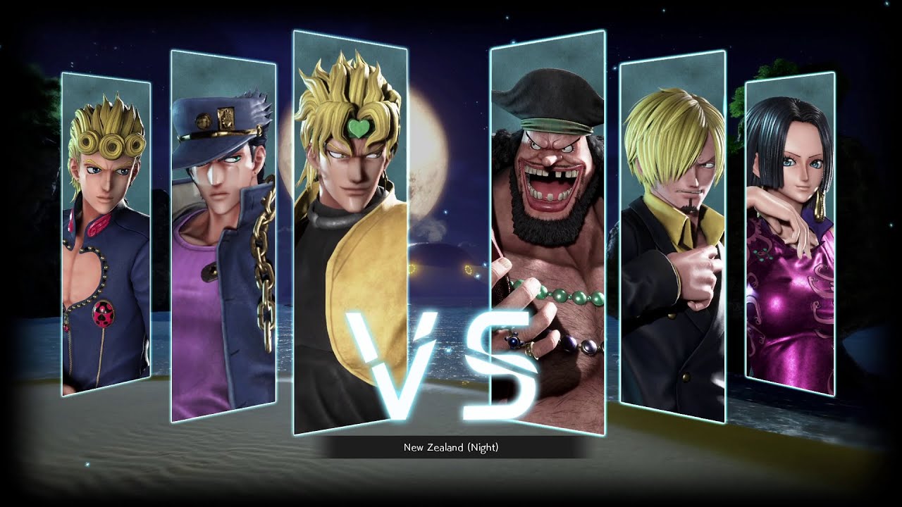 Team Jojo's Bizarre vs. Team One Piece [JUMP FORCE]