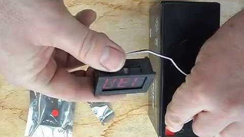 DC 0 30V Red LED 3 Digital Display Voltage Voltmeter Panel Motorcycle