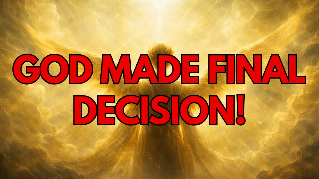 CHOSEN ONES, GOD HAS MADE A SERIOUS DECISION ABOUT YOU AT THE END OF 2025 - DO NOT IGNORE THIS!