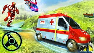 US Army Robot Hero Ambulance Rescue Mission - Driving Emergency Vehicles | Android Gameplay screenshot 3