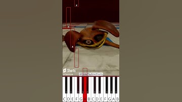 DogDay - The Prototype (@EddiePlaytimeShorts) Poppy Playtime 3 Animation - Octave Piano Tutorial