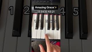 Amazing Grace Easy Piano Tutorial