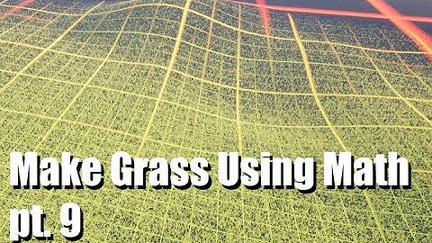 UE5 Procedural Grass Using Bezier Curves pt. 9: Hierarchical Runtime Generation