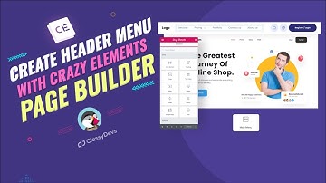 How to build PrestaShop Custom Header with Crazy Elements -  Elementor Based PrestaShop Page Builder