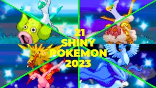 21 Live Shiny Pokemon! 2023 Shiny Pokemon Compilation!