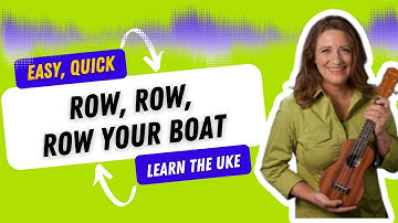 "Row, Row, Row, Your Boat" - Easy Ukulele Beginner Song - Ukulele Sisters