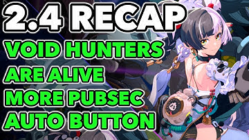 NEW PUBSEC AGENT? VOID HUNTERS ARE ALIVE! DEV INTERVIEW! - Zenless Zone Zero 2.4 livestream recap