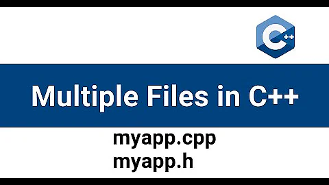 How to link multiple files in C++ applications