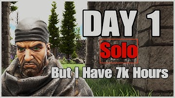 ARK | WIPE | DAY 1 (Claiming A Hidden Spot)