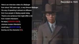 Download lagu Mandarin Chinese spoken 100 years ago