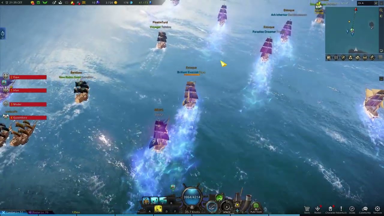 SHE DRIFTS SEA GIFTS Unas Task Gameplay in ARTHETINE SAILING CO OP