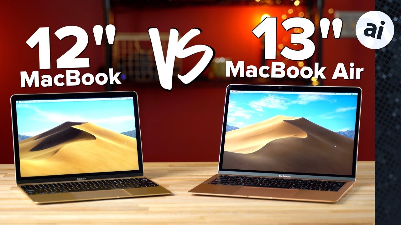 12 Macbook Vs 13 Macbook Air Best Portable Mac Youtube