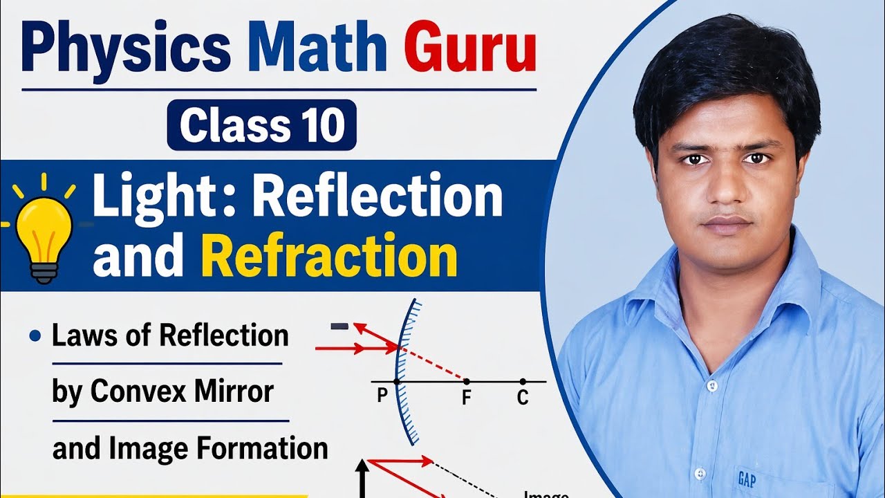 Light: Reflection and Refraction.Lecture-07 Law of Reflection and Image ...