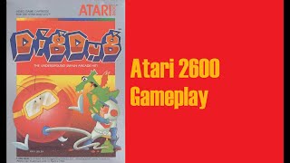 Dig Dug Atari 2600 Gameplay