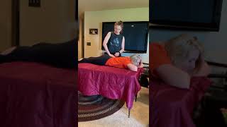Sacral compression (thrust) test