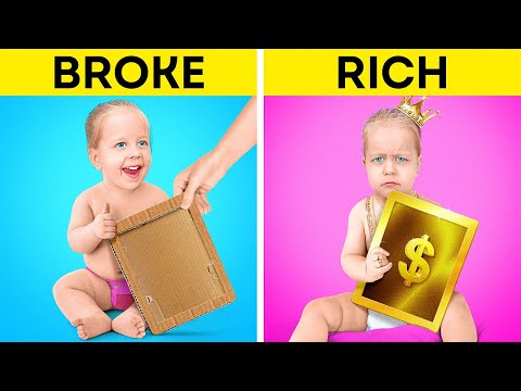 RICH MOM vs POOR MOM || Awesome DIY Ideas for Crafty Parents