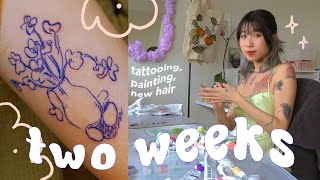 Studio Vlog Lots Of Painting Tattooing Shop Stuff 