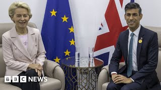 UK PM Rishi Sunak and EU chief expected to agree new Northern Ireland post-Brexit deal - BBC News