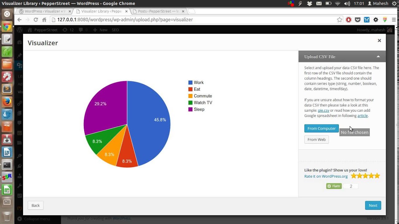 how to create charts in wordpress youtube charts wordpress