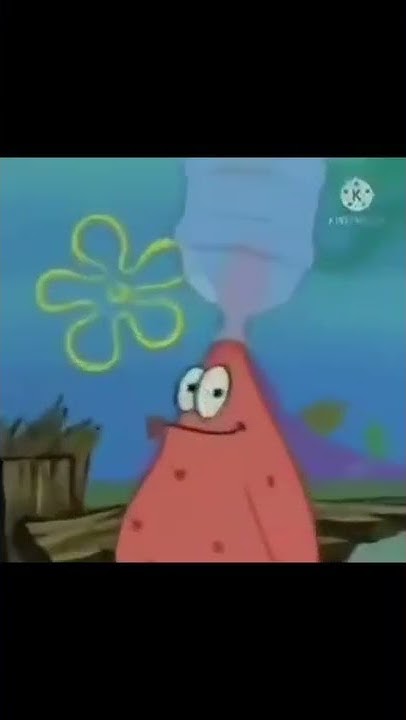patrick with a water bottle on his head #shorts #funny #memes - YouTube