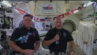 SpaceX Demo-2 astronauts talk space station work and 'Overview Effect'