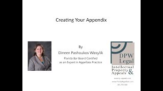 How to Create and Format an Appendix