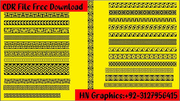 Part 3: Frames And Borders cdr files free download 2020 | HN Graphics
