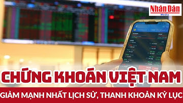 Chứng khoán Việt Nam giảm mạnh nhất lịch sử, thanh khoản kỷ lục | Báo Nhân Dân