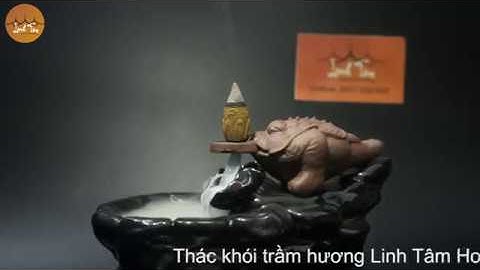 Cóc Tài Lộc - Thác Khói Trầm Hương Linh Tâm
