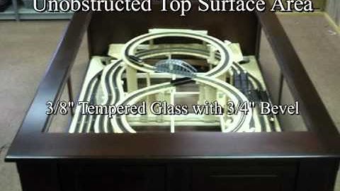 Custom Model Railroad HO Scale Coffee Table- Build Update Phase I-III