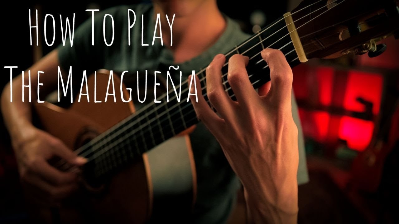 BEGINNER CLASSICAL GUITAR LESSON How To Play The Malagueña (FREE Tabs