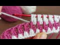 Super Easy Tunisian Knitting - Tunus İşi Şahane Örgü Modeli