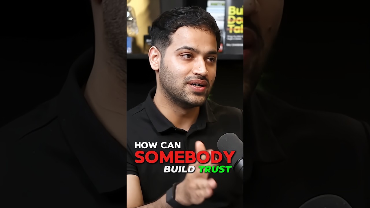 How can somebody build trust | #shorts #podcast