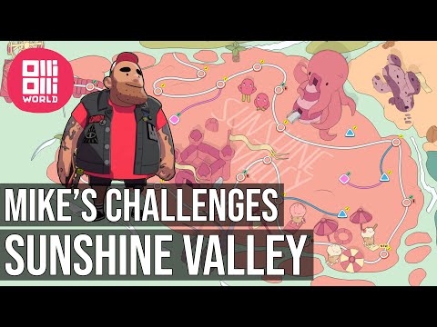 All Mike's Challenges - Sunshine Valley - OlliOlli World