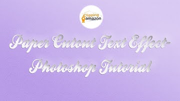 Paper Cut Out Effect: Paper Cutting Text Effect In Photoshop||Photoshop Tutorial