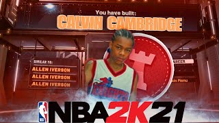 NBA 2K21 CALVIN CAMBRIDGE BUILD!! LIKE MIKE IS A DEMIGOD IN NBA 2K21!!!!