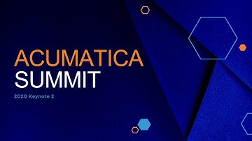 Acumatica Summit Keynote 2