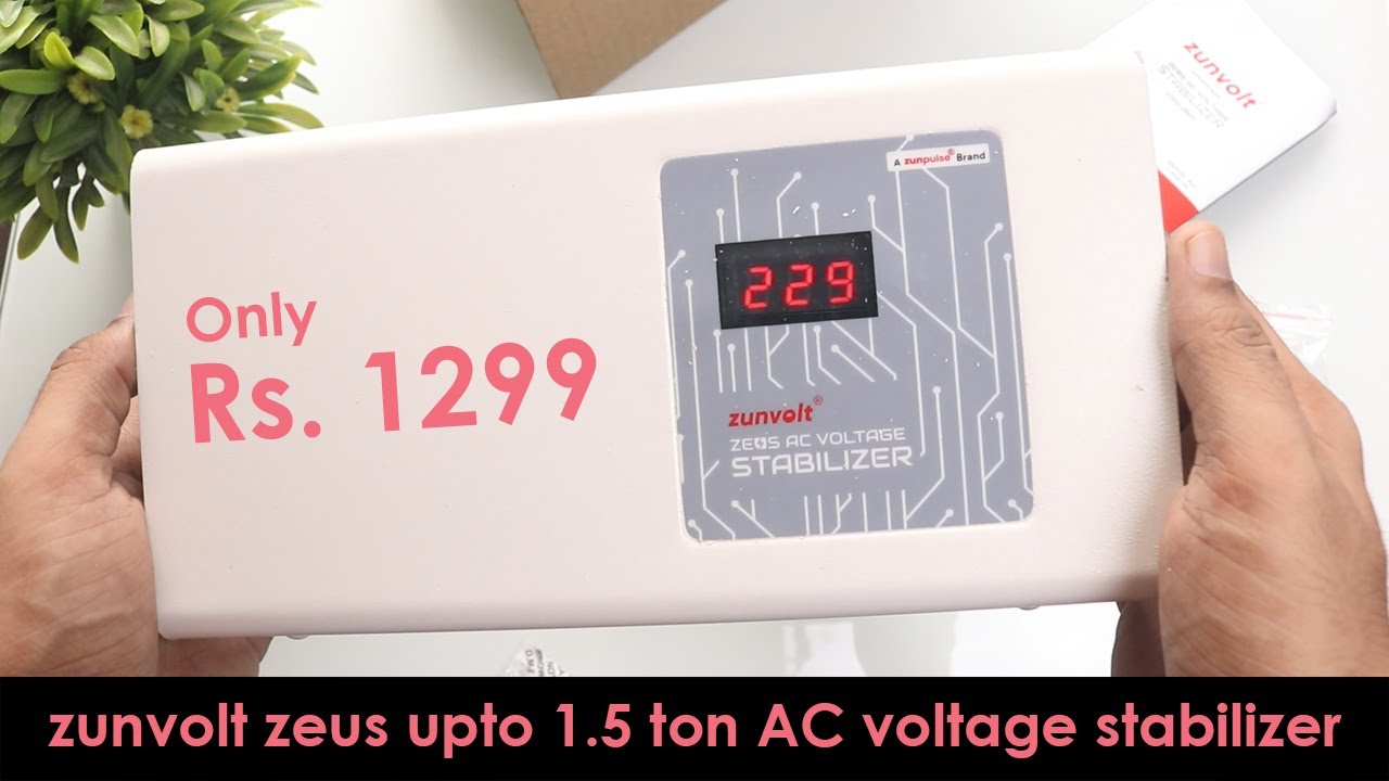 Best Stabilizer for 1.5 Ton AC Zunvolt AC Voltage Stabilizer AC