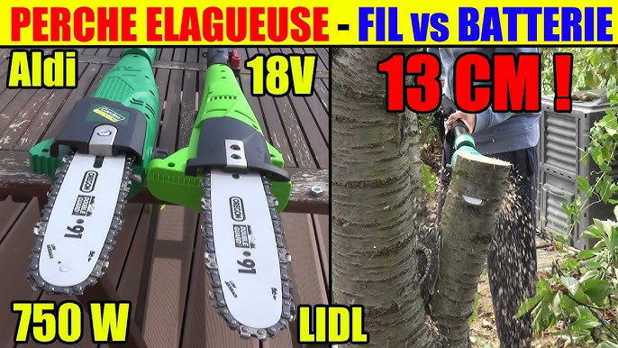 perche elagueuse électrique aldi garden feeling 750w pruner hochentaster 