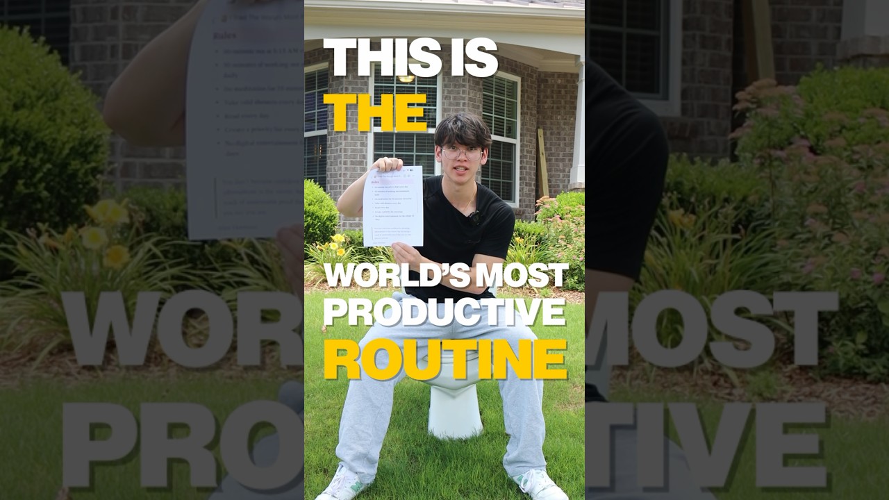 I Tried The World’s Most Productive Routine For 30 Days..