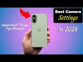 Best iPhone Camera Settings | iPhone 17 Camera Settings | iPhone 17, 16, 15  (HINDI)