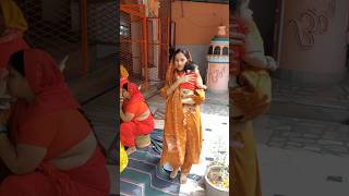 Hanuman jayanti per hanu ko mandir leke Gye #minivlog #dailyvlog #shorts #shortvideo #family