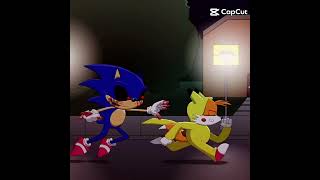 SONIC EXE VS TAILS 🔵🟡💀 #sonicexe #tails #sonic #edit #god