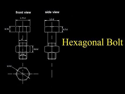 autocad hexagon autocad hexagon