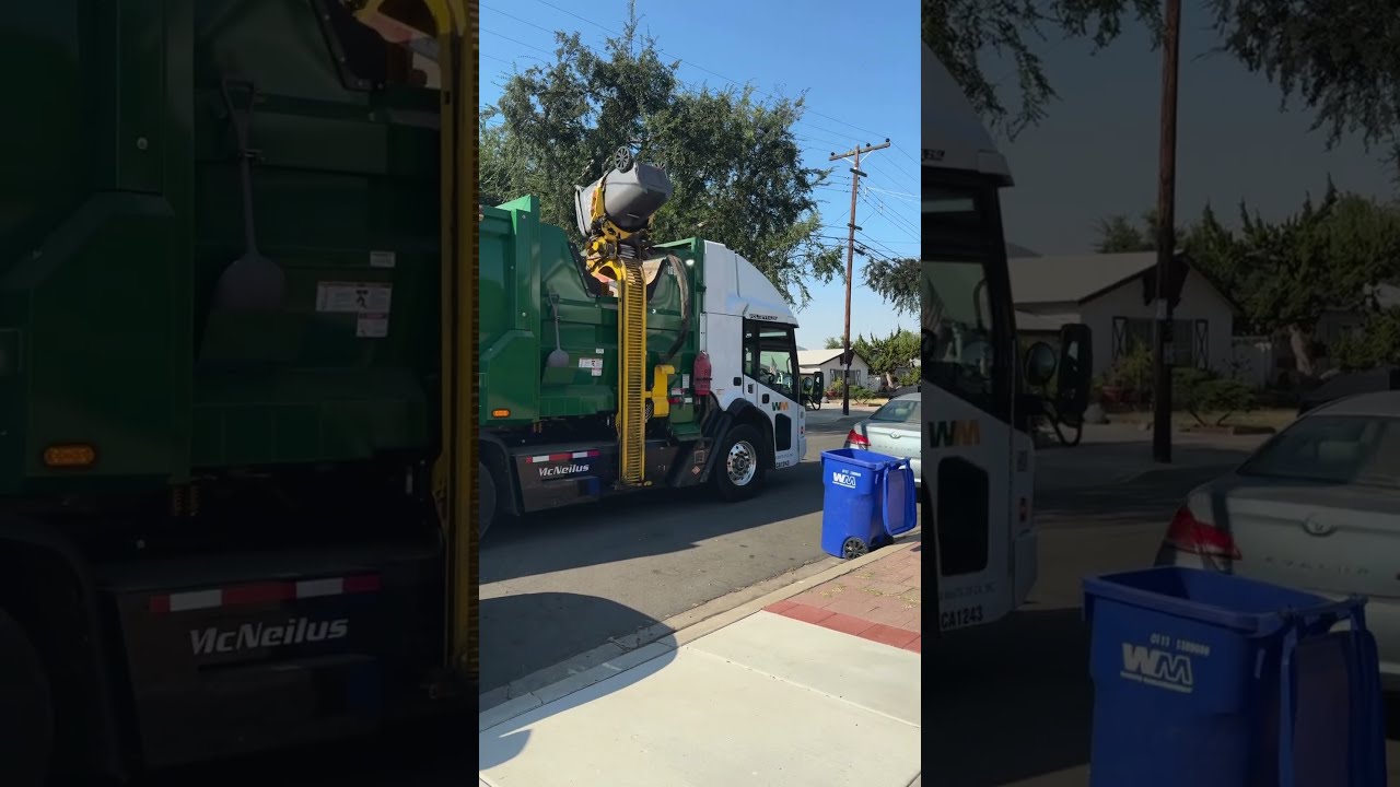 Electric WM Garbage Truck