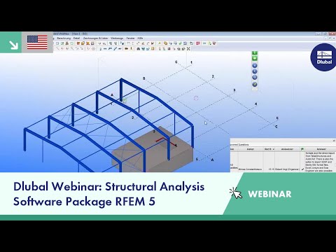 Webinar: Structural Analysis Software Package RFEM 5
