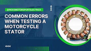 #13 Common Errors When Testing Your Motorcycle Stator from Rick